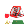 Popup Practice Golf Mat And Chipping Net for Sale