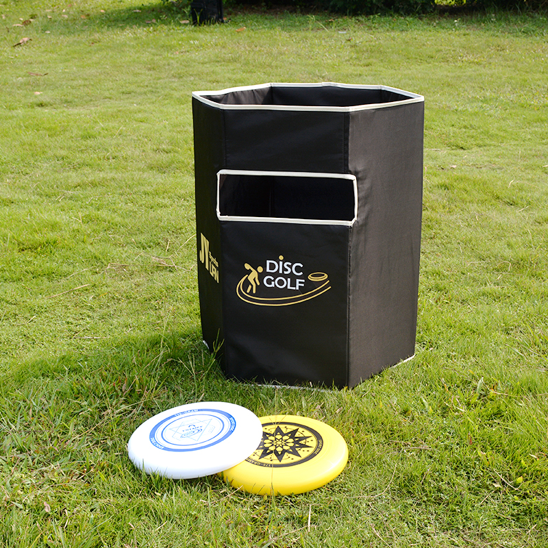 Portable Disc Golf Game Set Flying Toss Dunk Game Set with 2 Discs And Case for Outdoors And Indoors 