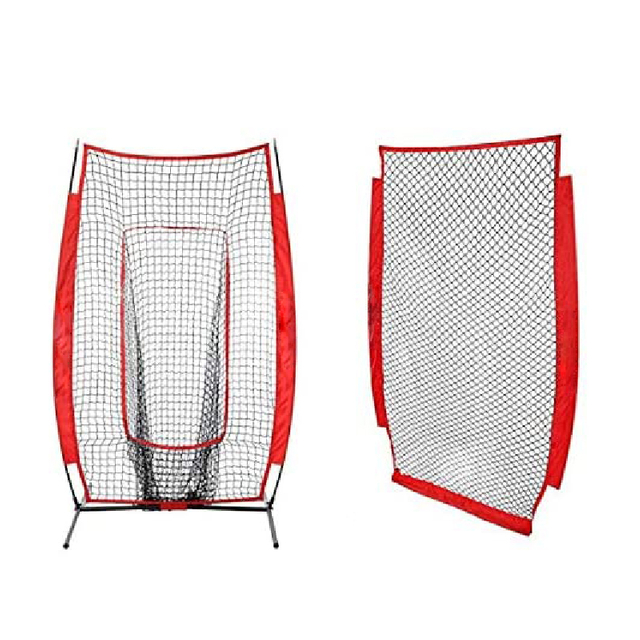 Custom Youth 7X4 FT Baseball Throwing Pitching Net with Strike Zone