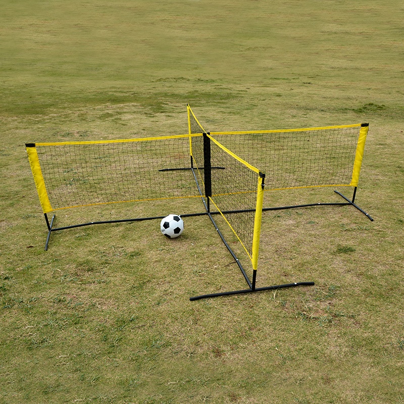 Four Cross Square Net Set for Soccer Training